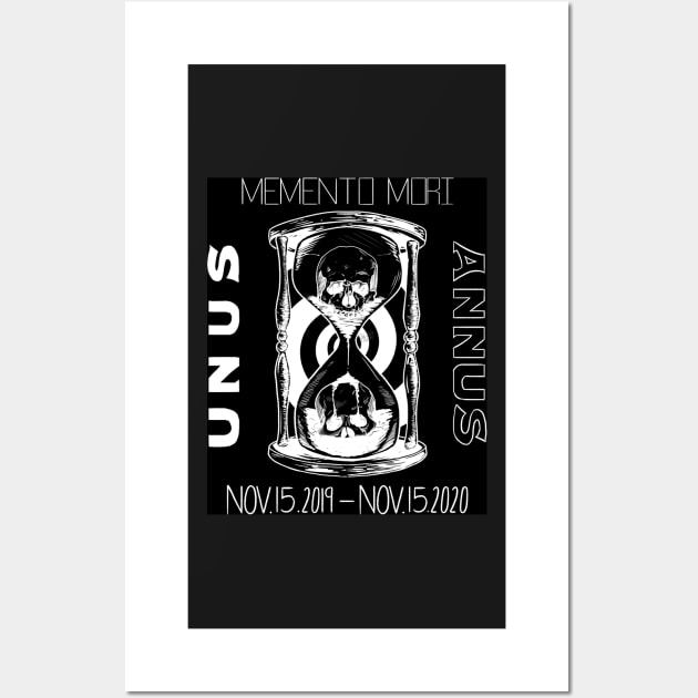 Memento Mori - Unus Annus (Inverted) Wall Art by AussieDrawzz